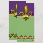 Fleur de lis Mask (Voorkant / Achterkant)