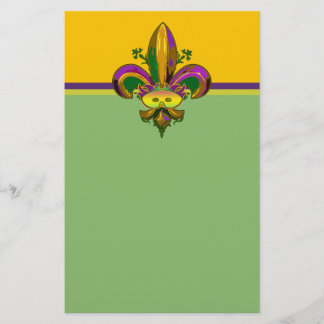 Fleur de lis Mask Briefpapier