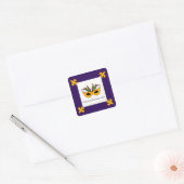 Fleur de Lis Mask Mardi Gras stickers (Envelop)