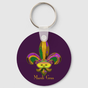 Fleur de lis Mask Sleutelhanger