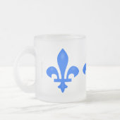 Fleur de lis matglas koffiemok (Links)
