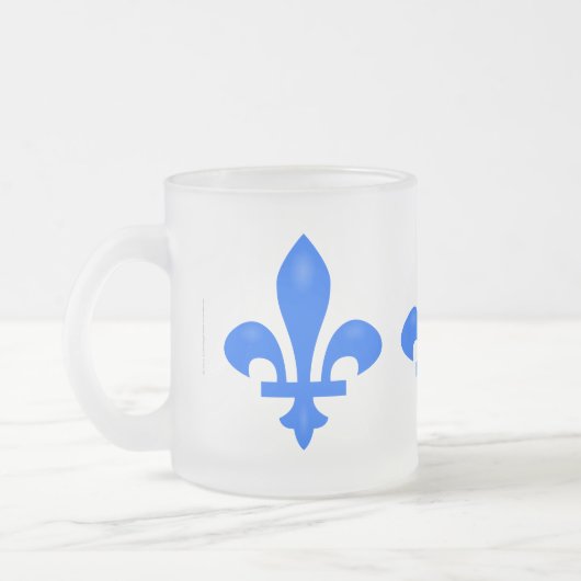 Fleur de lis matglas koffiemok (Links)