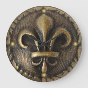 Fleur De Lis Medallion Grote Klok