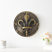 Fleur De Lis Medallion Grote Klok (Huis)