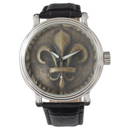 Fleur De Lis Medallion Horloge