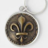 Fleur De Lis Medallion Sleutelhanger (Voorkant)