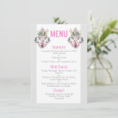 Fleur De Lis | Menu Cherry Blossom 4,5 x 6,25 inch (Staand voorkant)