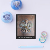 Fleur De Lis, met een druk van koper Flyer (Enkel)