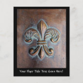 Fleur De Lis, met een druk van koper Flyer (Voorkant)