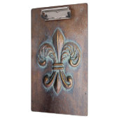 Fleur De Lis, met een druk van koper Klembord (Links)