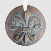 Fleur De Lis, met een druk van koper Ornament (voorkant)