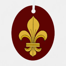Fleur-de-lis Metalen Ornament