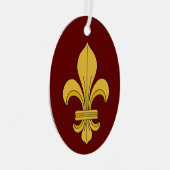 Fleur-de-lis Metalen Ornament (Voorkant Rechts)