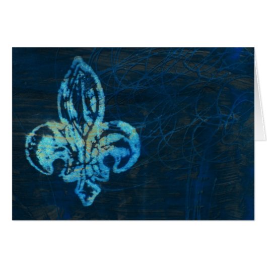 Fleur-de-lis Mixxed Media Digital Art (Voorkant Horizontaal)