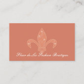 Fleur de Lis Mode Boutique Visitekaartje (Voorkant)