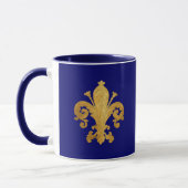 Fleur-de-lis Mok (Links)