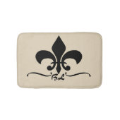 Fleur de Lis Monogram Badmat (Voorkant)
