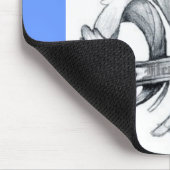 Fleur de Lis Mousepad - Gepersonaliseerd Muismat (Hoek)