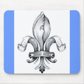 Fleur de Lis Mousepad - Gepersonaliseerd Muismat