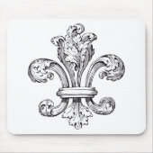 fleur de lis muismat (Voorkant)