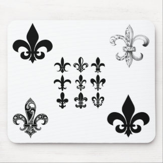 fleur-de-lis muismat