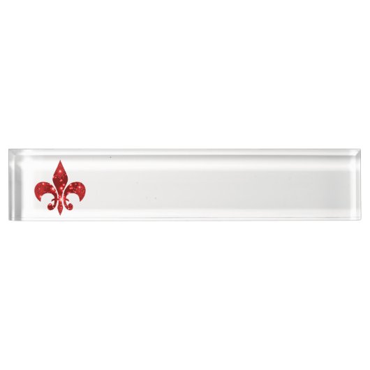 Fleur de Lis Naambordje (Voorkant)