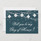 Fleur de Lis Navy Lights zal je mijn voorstel zijn (Voorkant)