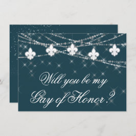 Fleur de Lis Navy Lights zal je mijn voorstel zijn