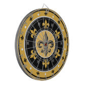 Fleur-de-Lis New Orleans Design Dart Board Dartbord (Voorkant Links)