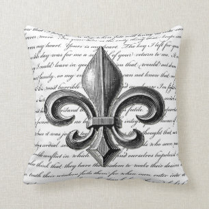 Fleur-de-Lis New Orleans Design Pillow Kussen