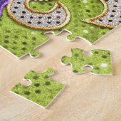 Fleur De Lis New Orleans Jewel Sparkle Legpuzzel (Zijkant)