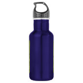 Fleur De Lis New Orleans Jewel Sparkle Waterfles (Achterkant)