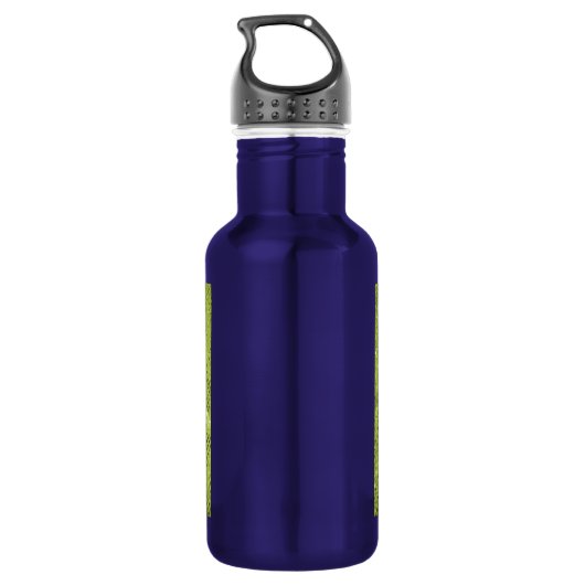 Fleur De Lis New Orleans Jewel Sparkle Waterfles (Achterkant)