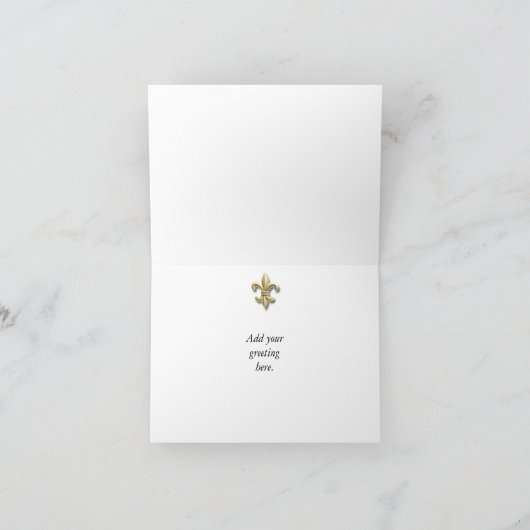 Fleur DE Lis notakaart I Kaart (Binnen)