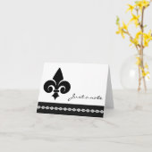 Fleur De Lis Note Kaart (Gele Bloem)