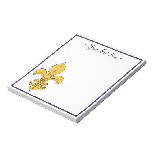 Fleur-de-lis Notitieblok (Linkerzijde)