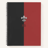 Fleur De Lis Notitieboek (Voorkant)