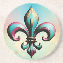 Fleur de lis Onderzetter, katholiek