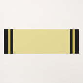 Fleur de Lis op Champagne Beige Yogamat (Achterkant (horizontaal))