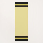 Fleur de Lis op Champagne Beige Yogamat (Achterkant)