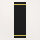  Fleur de Lis op zwart Yogamat (Achterkant)