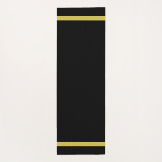  Fleur de Lis op zwart Yogamat (Achterkant)