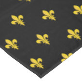Fleur de Lis op zwarte tablet Tafelkleed (Gekanteld)
