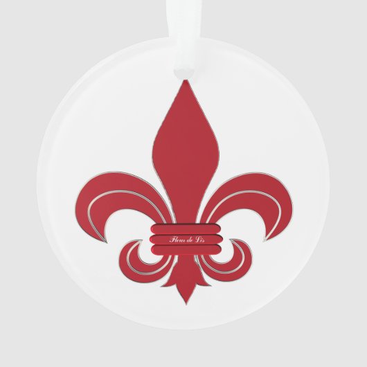 Fleur de Lis Ornament (achterkant)