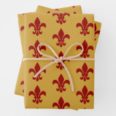 Fleur De Lis-papierpakbladen Inpakpapier Vel (In situ)