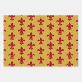 Fleur De Lis-papierpakbladen Inpakpapier Vel (Voorkant)