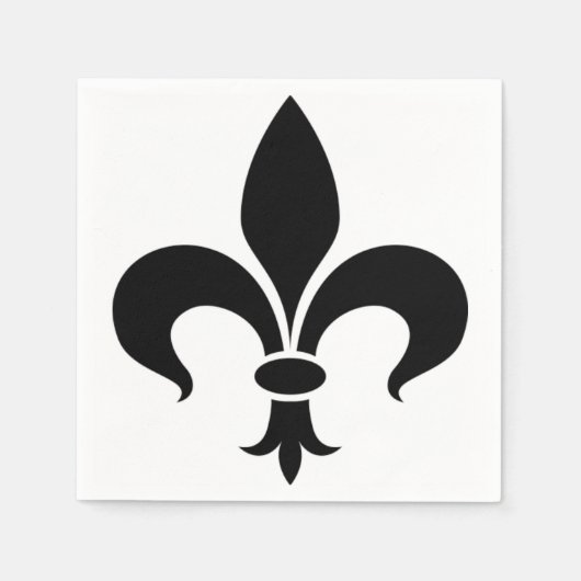 Fleur de Lis Paris Franse thema papier servetten (Voorkant)
