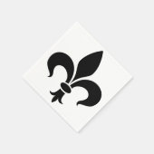 Fleur de Lis Paris Franse thema papier servetten (Hoek)