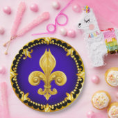 Fleur de Lis Party Goods Paper Bord (Feest)