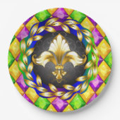 Fleur de Lis Party Goods Paper Bord (Voorkant)